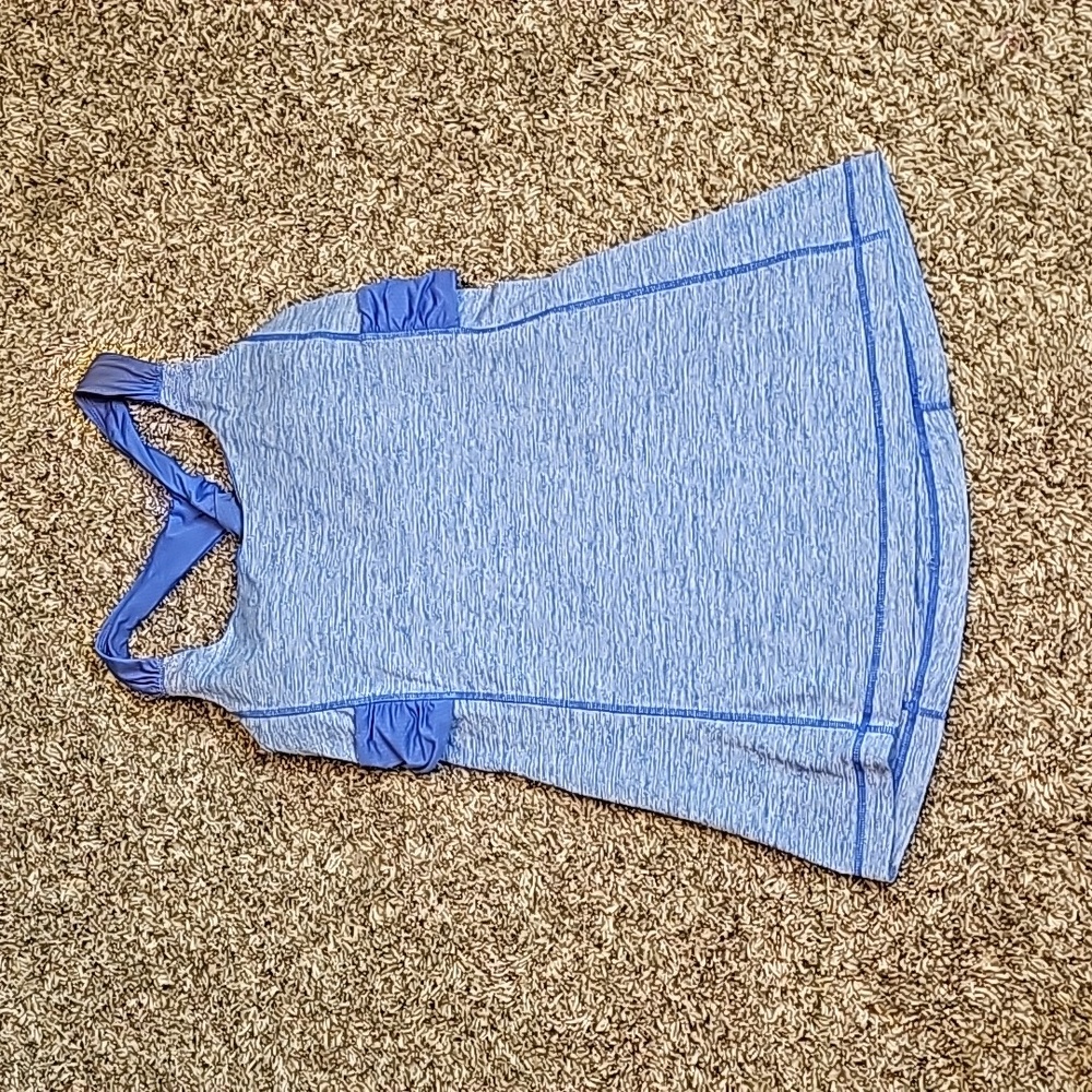 Lululemon Twist Back Tank With Built In Bra - image 1